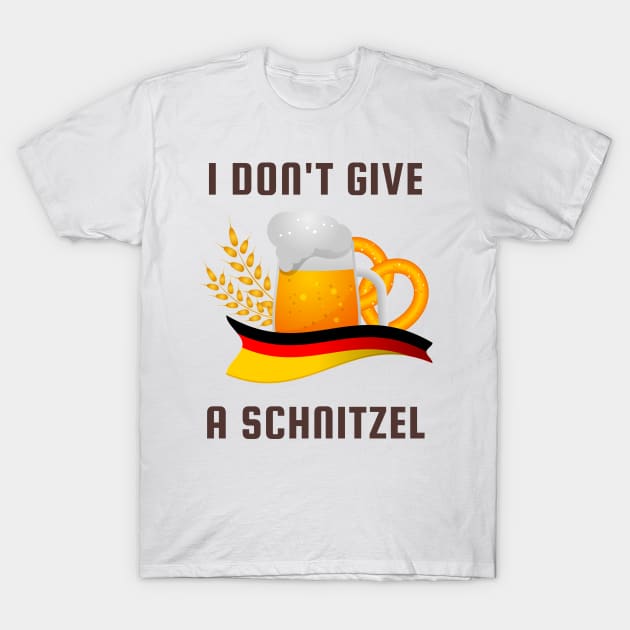 I don't give a Schnitzel T-Shirt by Mobyyshop